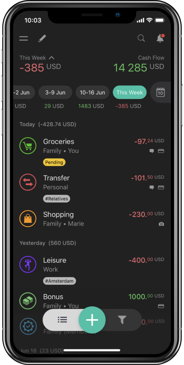 Costs app